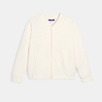 سويت شيرت أبيض مبطن مرسوم...